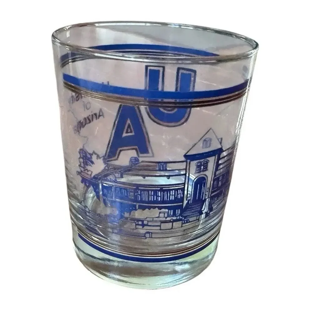 University Of‎ Arizona Scotch Whiskey Barware Glass (1) Tucson Undergraduate